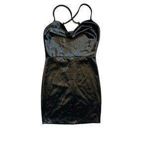 Fashion Nova Cocktail Dress Size Small Cowl Spaghetti Straps y2k